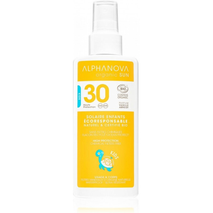 Alphanova BIO Opalovací krém ve spreji pro děti SPF 30 125 g