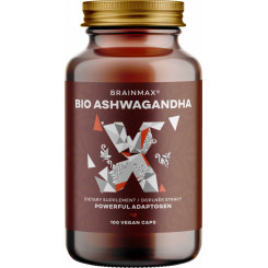 BrainMax Ashwagandha BIO 560 mg 100 rostlinných kapslí