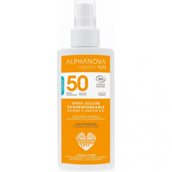 Alphanova SUN opalovací krém spray SPF 50 125 g