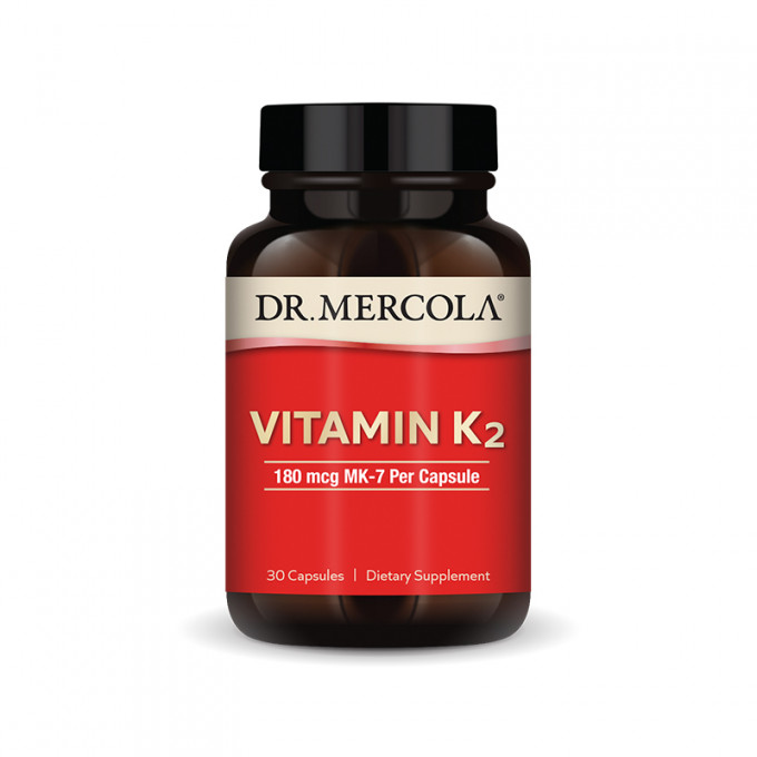 Dr. Mercola Vitamín K2 180 mcg 30 kapslí