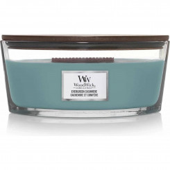 WoodWick Evergreen Cashmere svíčka loď 453.6 g