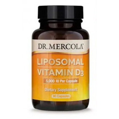 Dr. Mercola Vitamín D 5000 IU, liposomální, 90 kapslí