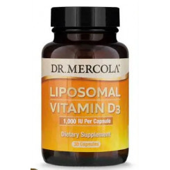 Dr. Mercola Vitamín D 1000 IU, liposomální, 30 kapslí