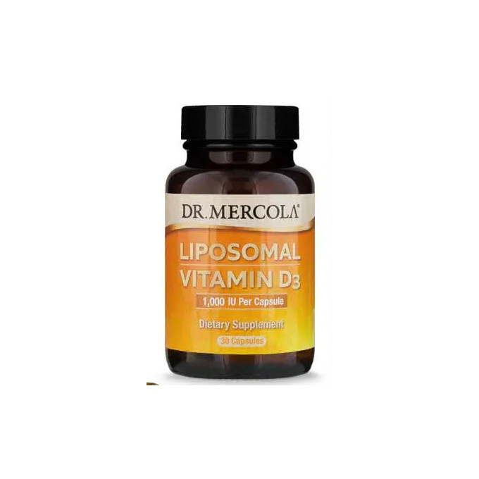 Dr. Mercola Vitamín D 1000 IU, liposomální, 30 kapslí