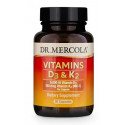 Dr. Mercola Vitamín D3 5000 IU, K2 180 mcg, 30 kapslí