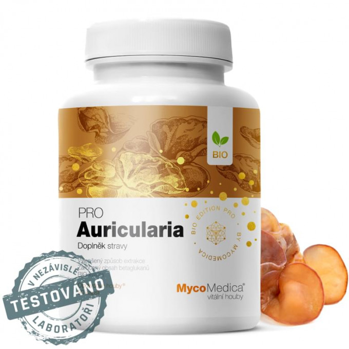 MycoMedica Auricularia PRO 90 kapslí