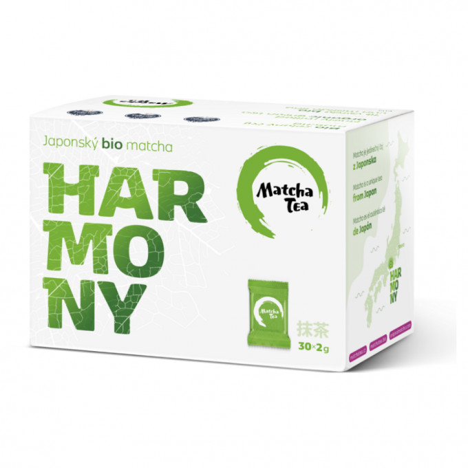 Čajová květina Matcha Tea Harmony zelený čaj 30 x 2 g