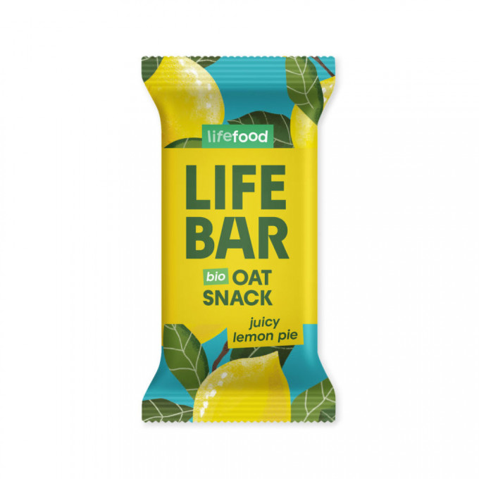 Lifefood Lifebar Oat Snack citronový BIO 40 g